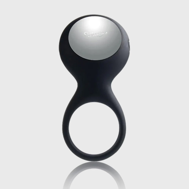 SVAKOM Tyler – Black | Couples Rechargeable Vibrating Penis Ring