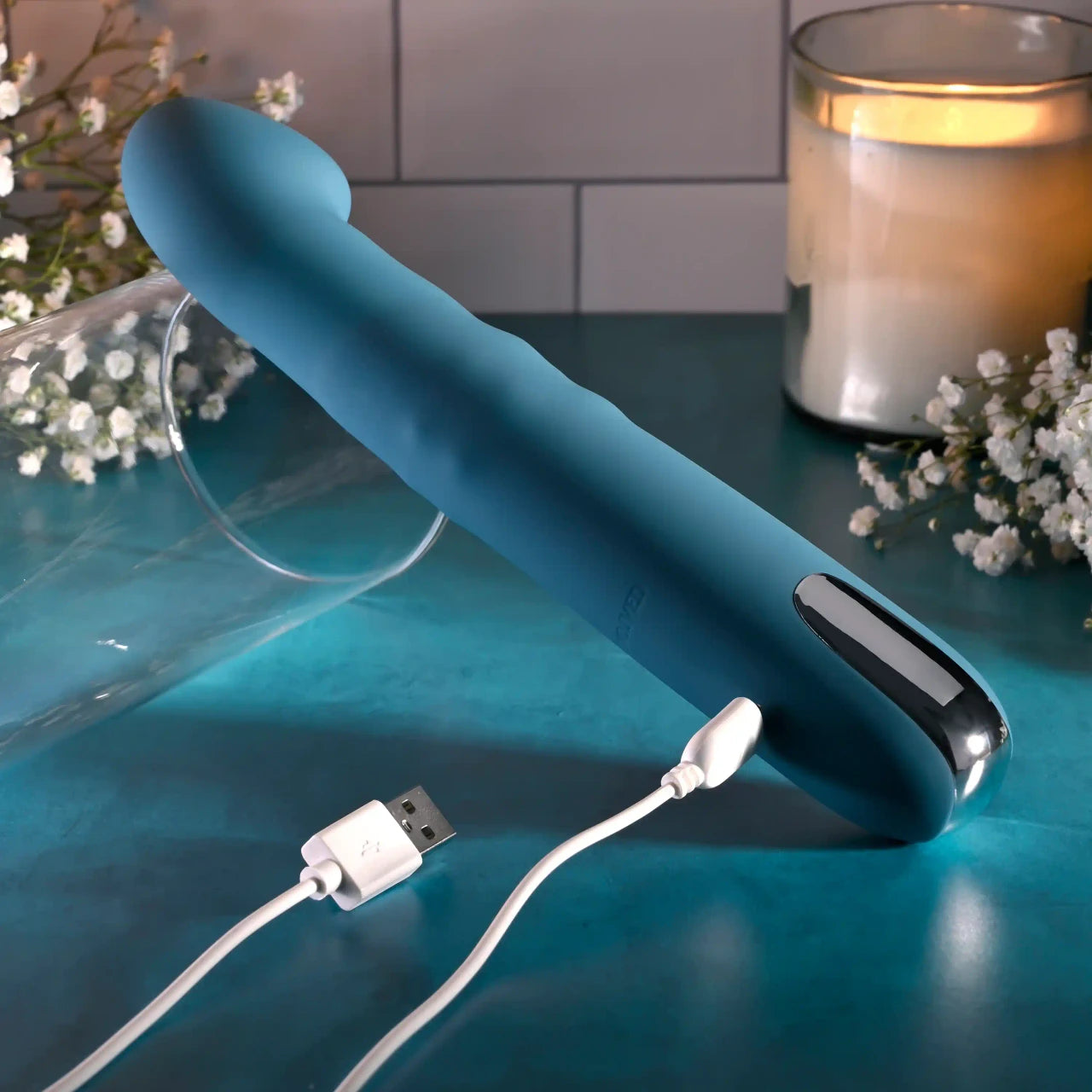 Evolved Queen Of All Trades Teal Thrusting Rotating Vibrator