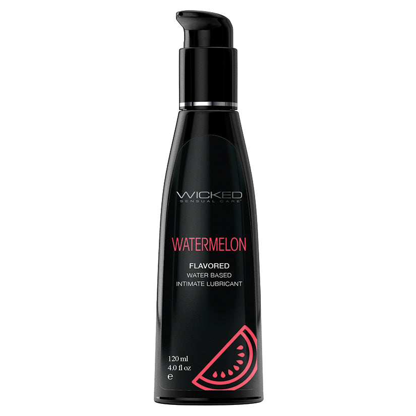 Wicked Aqua Flavored Water-Based Lube-Watermelon 4oz