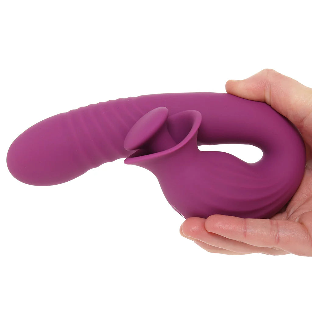 Evolved Deep Ecstasy Clitoral Rotating Stimulator & G-Spot Thrusting Vibrator
