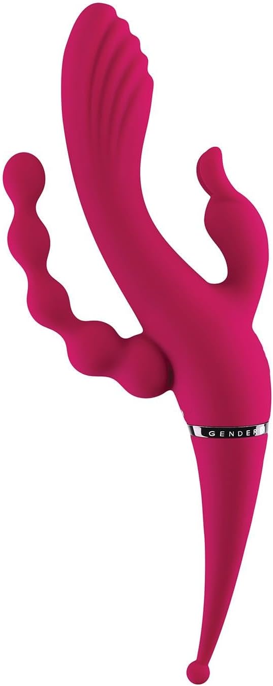 Gender X Four by Four – Rechargeable Silicone Quadruple Stimulation Vibrator