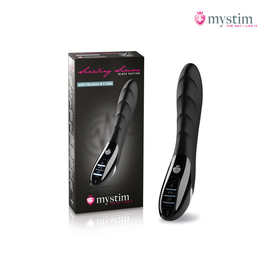 Mystim Sizzling Simon eStim G Spot Vibrator Black Edition