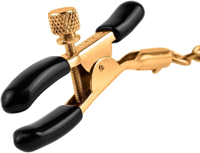 Fetish Fantasy Gold Chain Nipple Clamps