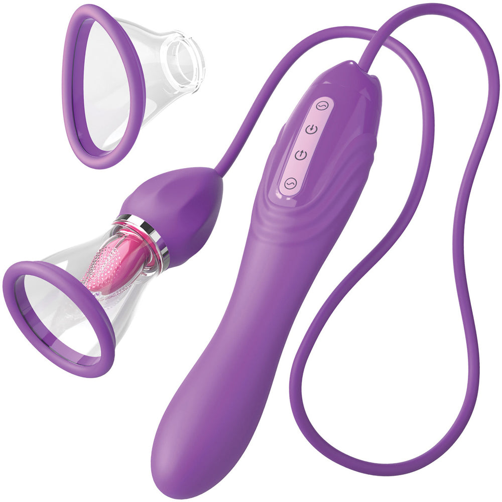 Her Ultimate Pleasure Max – 4-in-1 Oral &amp; Internal Pleasure Stimulator
