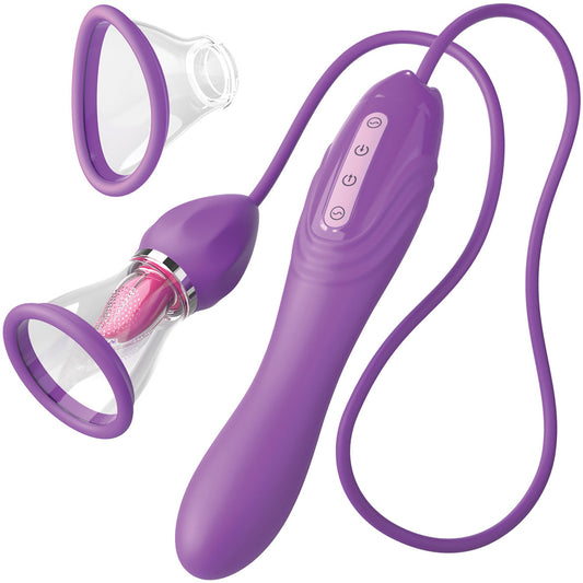 Her Ultimate Pleasure Max – 4-in-1 Oral &amp; Internal Pleasure Stimulator