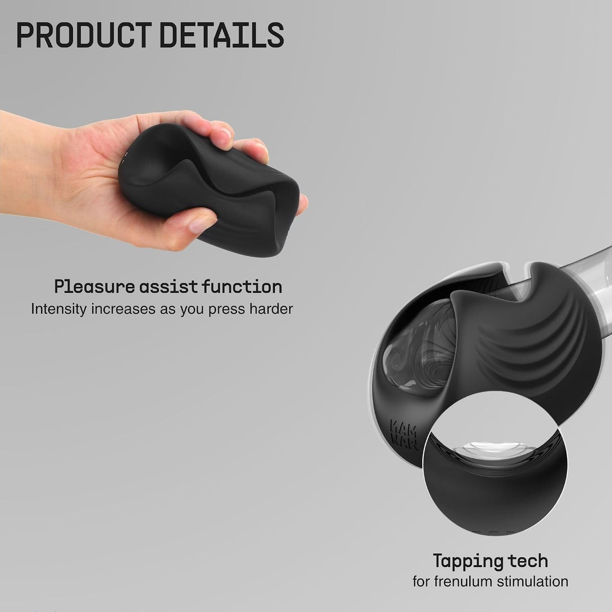 Manwan Sub.One Tapping Male Masturbator – Infinite Black