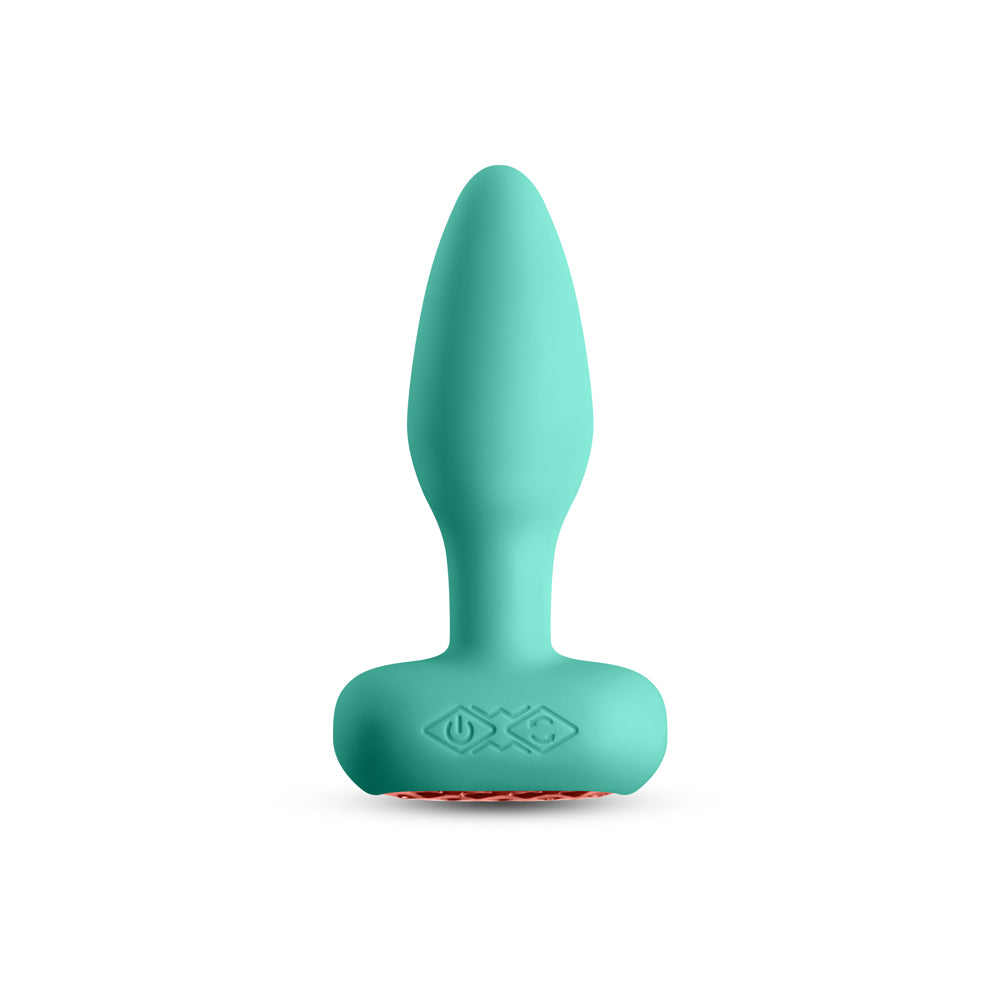 Techno Prism Teal Anal Plug With APP Control