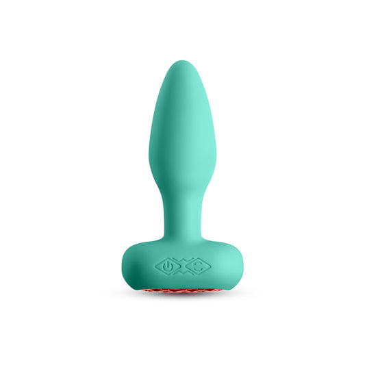 Techno Prism Teal Anal Plug With APP Control