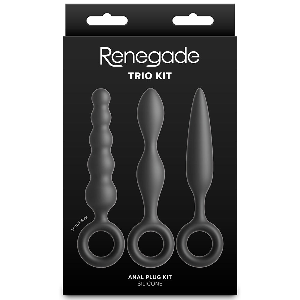 Renegade Trio Kit – 3-Piece Anal Training Plug Set