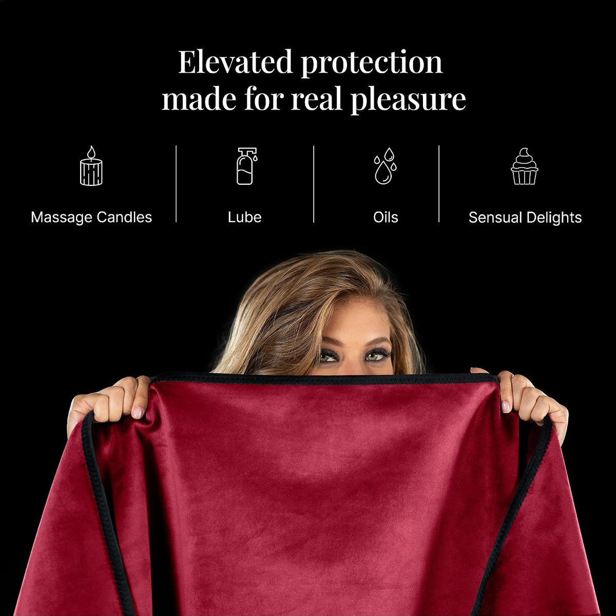 Liberator Fascinator Mini Throw-Merlot