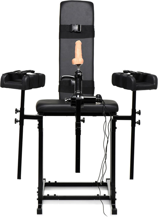 Obedience Chair with Sex Machine