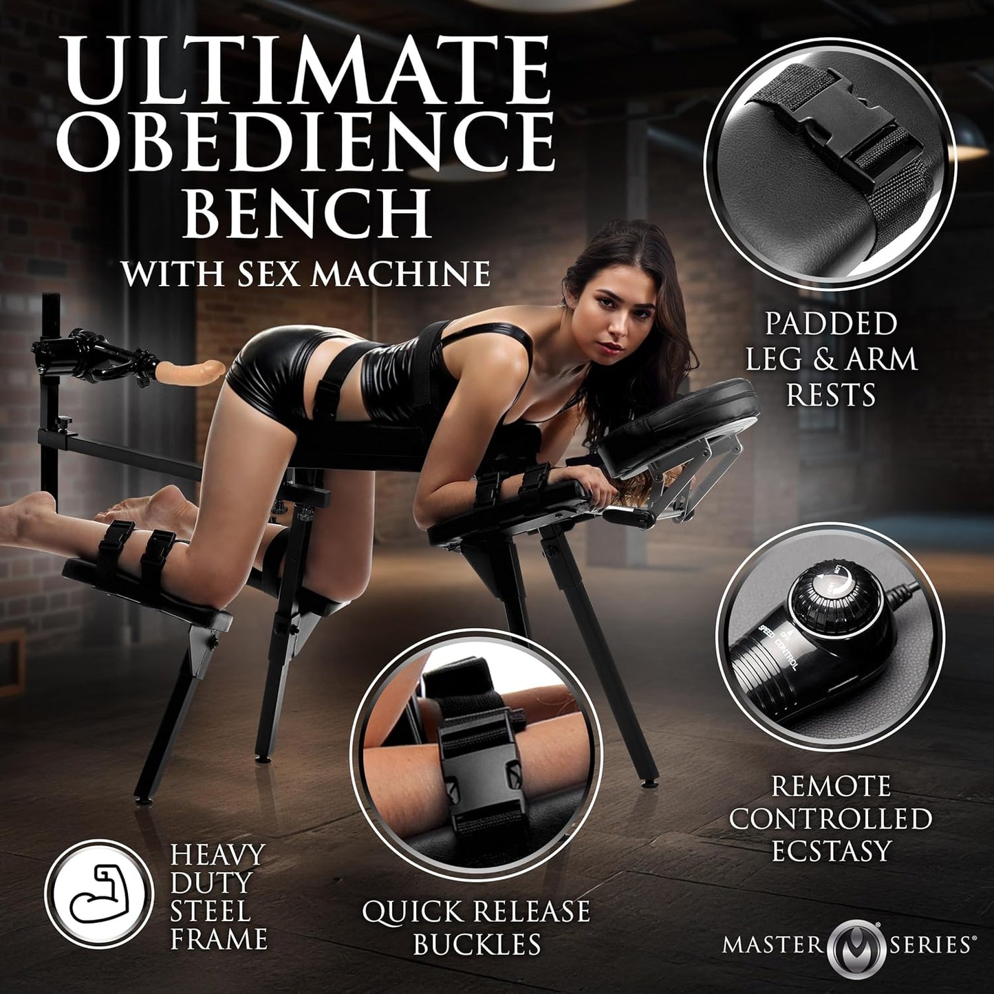 Obedience Bench And Sex Machine Combo