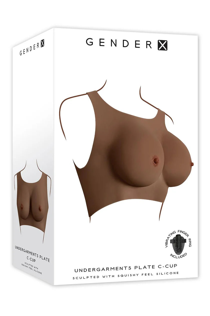 Gender X Undergarments Plate C-Cup-Dark