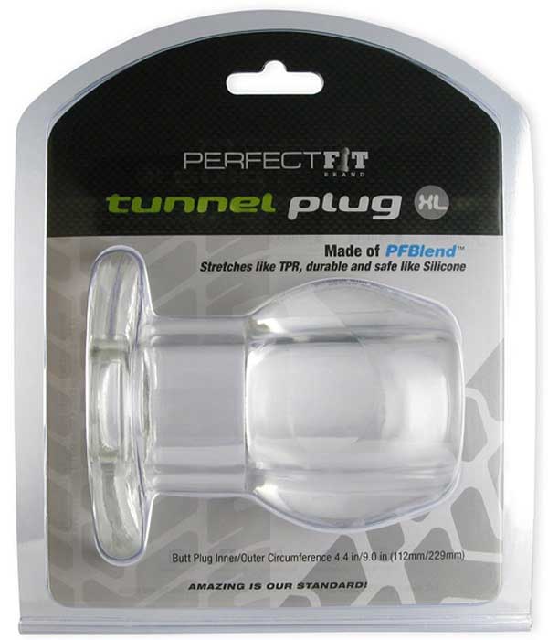 Perfect Fit Tunnel Plug X-Large – Clear