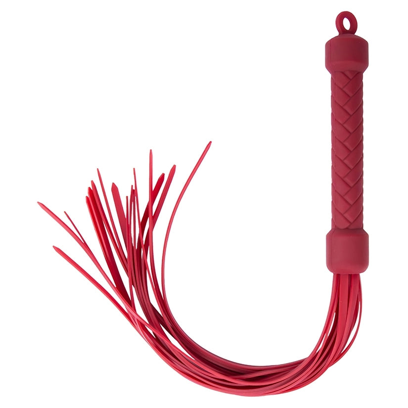 Temptasia Ardor Silicone Flogger – 18" red