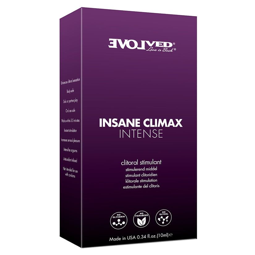 Evolved Insane Climax Intense Clitoral Stimulant – 0.34 oz