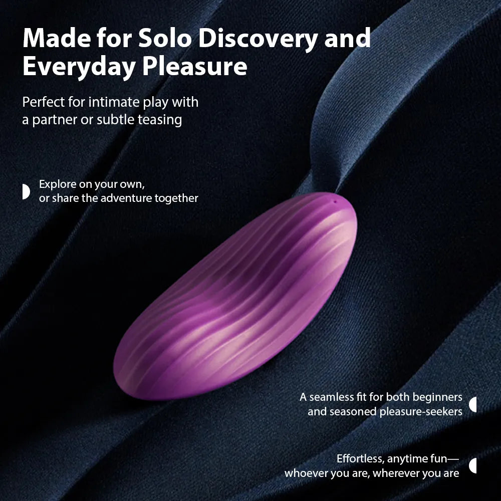SVAKOM Edeny – App-Controlled Clitoral Panty Vibrator with Lace Panties, Purple
