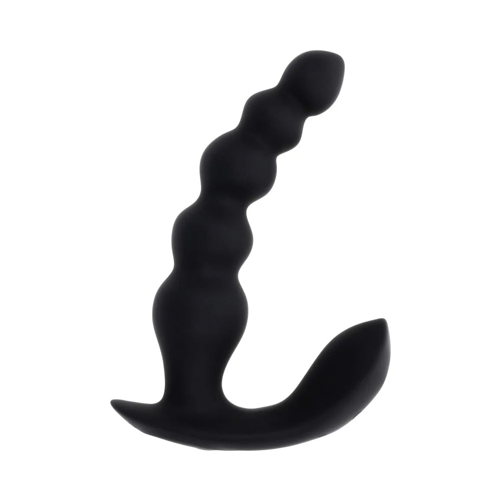 Evolved Bead Me Up Curved Anal Vibrator with Remote Control