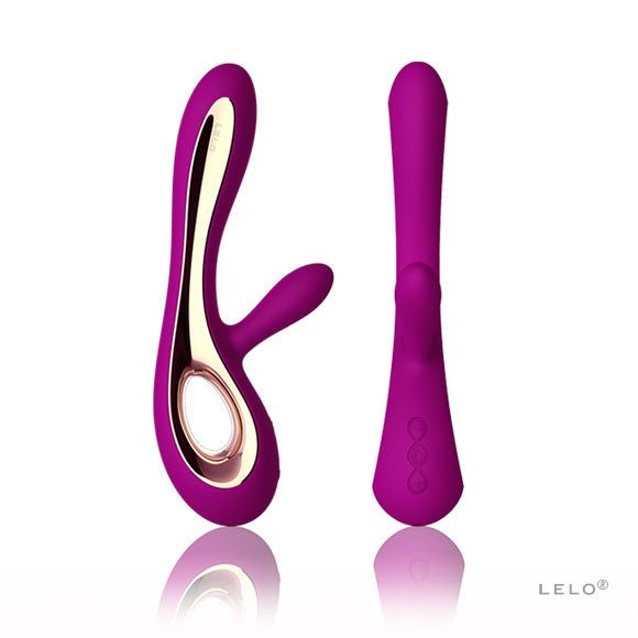 LELO Soraya 2 Rabbit Vibrator – Dual Motor G-Spot & Clit Vibrator Deep Rose