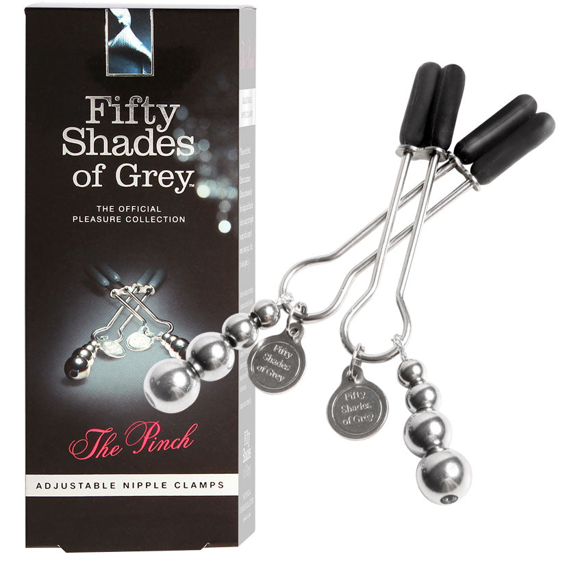 Fifty Shades of Grey The Pinch Adjustable Weighted Nipple Clamps