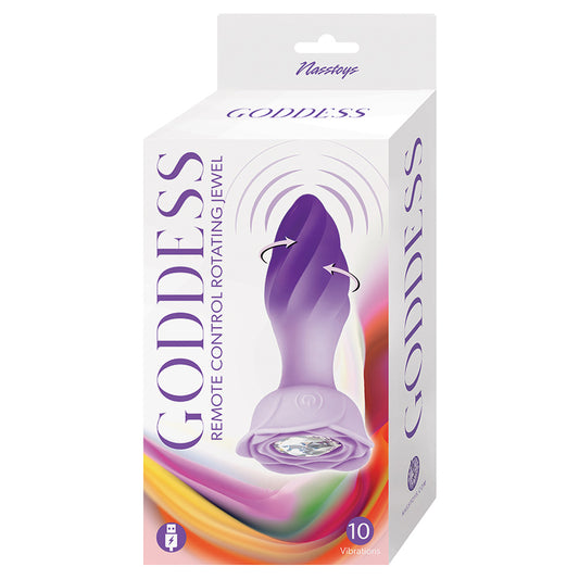Nasstoys Goddess Remote Control Rotating Jewel – Rotating Anal Plu