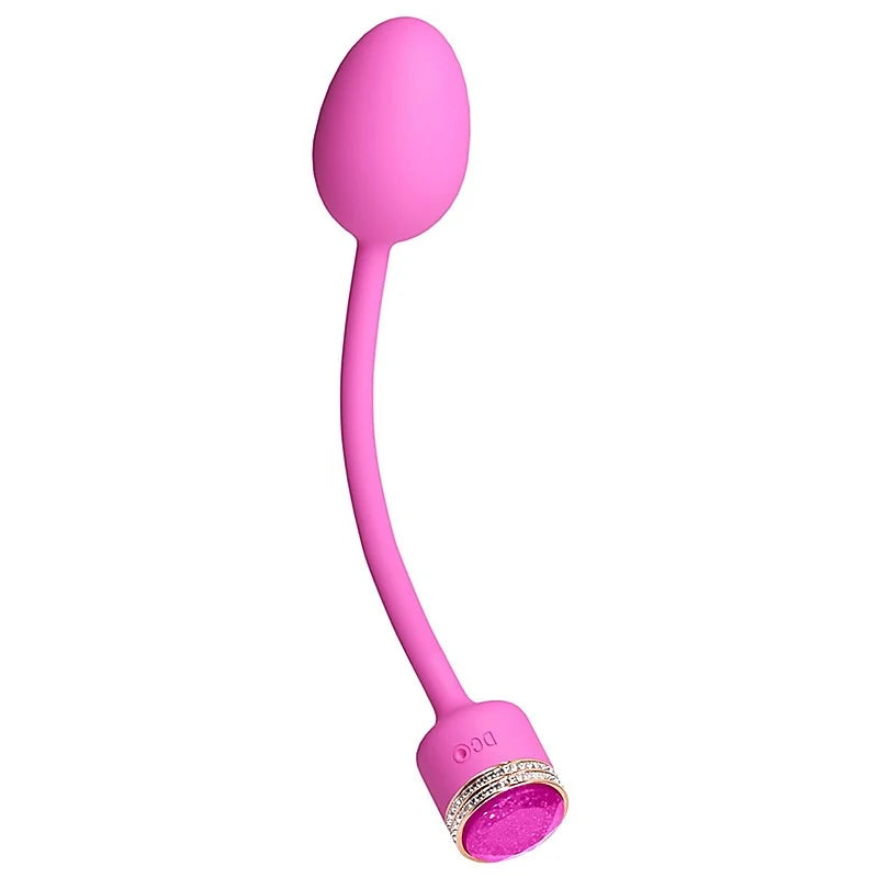 Pretty in Pink Sugar Vibrating Egg – Pink Silicone Bullet Egg