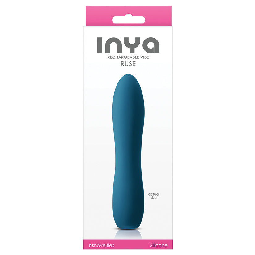INYA Ruse Teal  Rechargeable Silicone Vibrator
