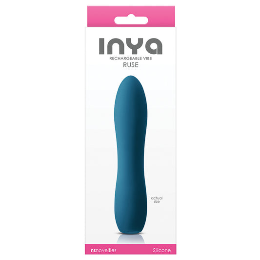 INYA Ruse Teal  Rechargeable Silicone Vibrator