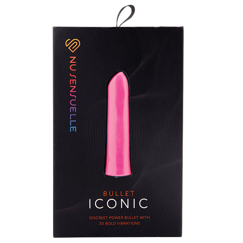Nu Sensuelle Iconic Bullet – Power Level 8 Silicone Clit Vibrator, 10 Speeds + 10 Pulsations