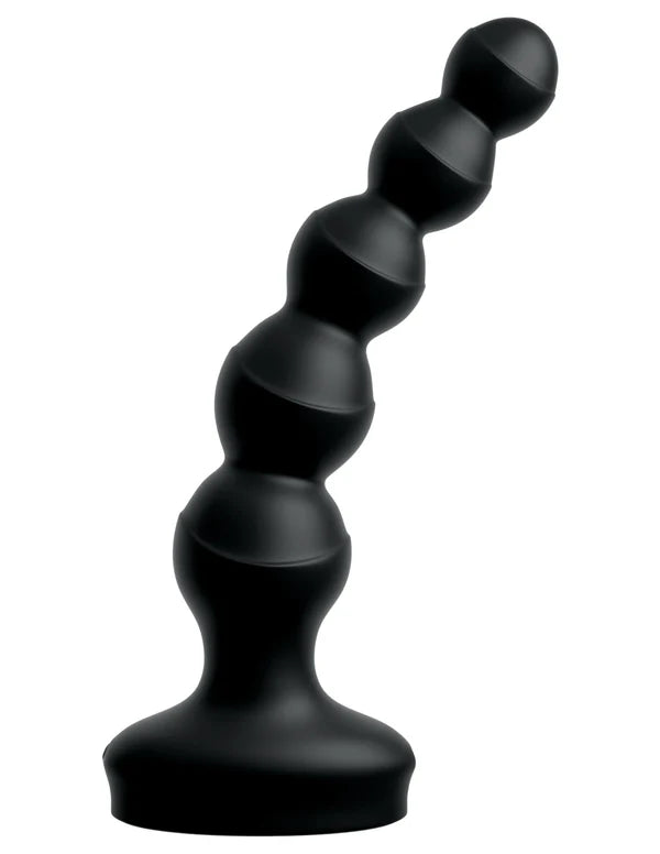 Pipedream 3Some Wall Banger Vibrating Anal Beads – Black
