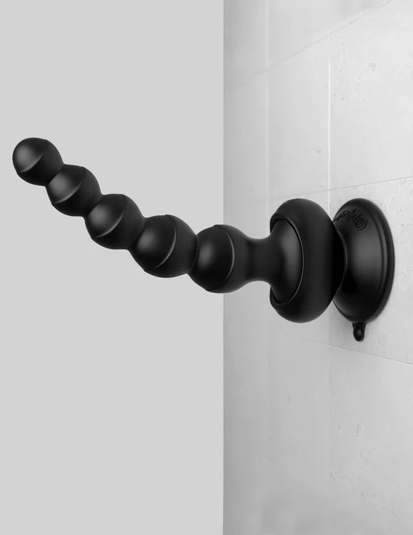 Pipedream 3Some Wall Banger Vibrating Anal Beads – Black