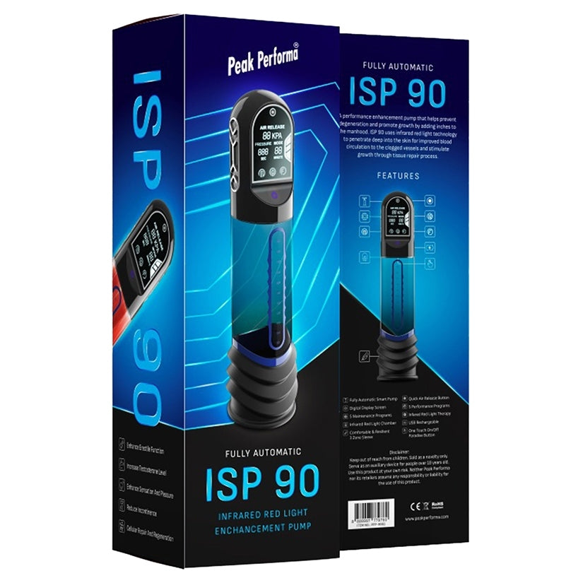 Peak Performa ISP 90 Infrared Red Light Therapy Automatic Penis Pump