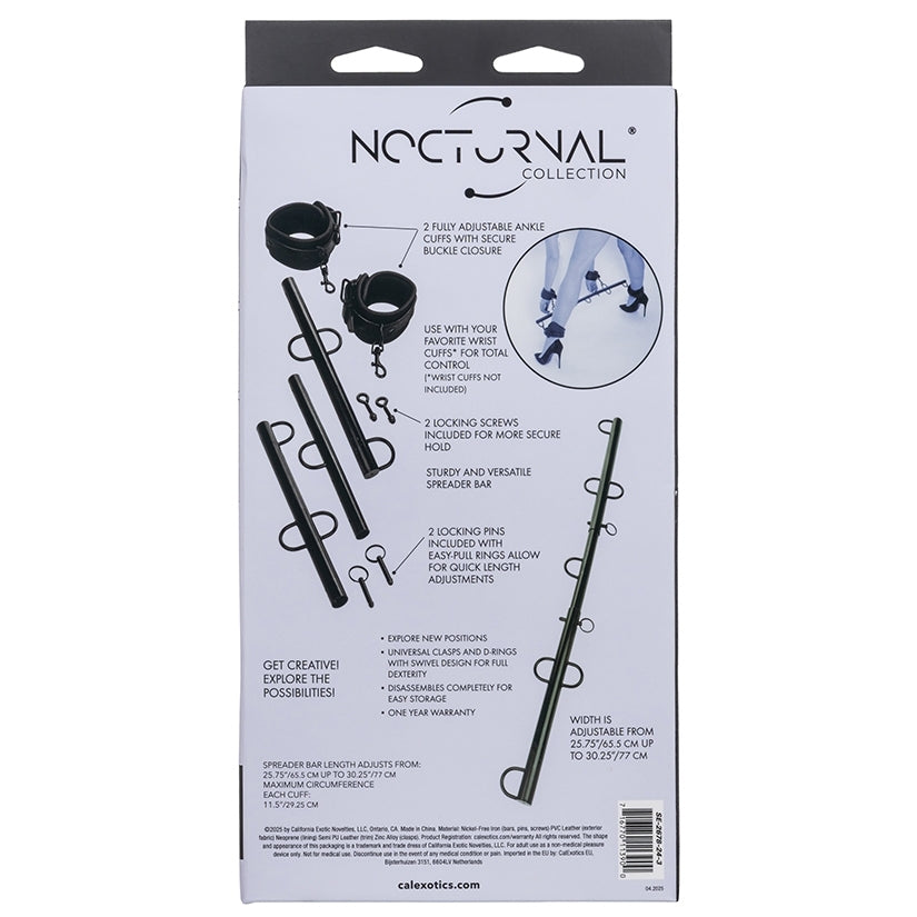 Nocturnal Collection Spreader Bar with Cuffs