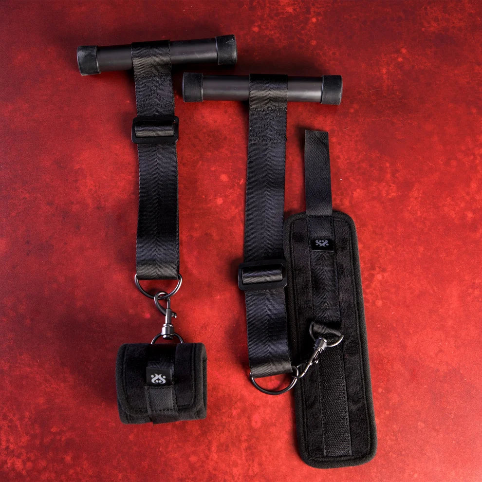 Sei Mio Doorway Control Play Adjustable Over-Door Cuff Restraints