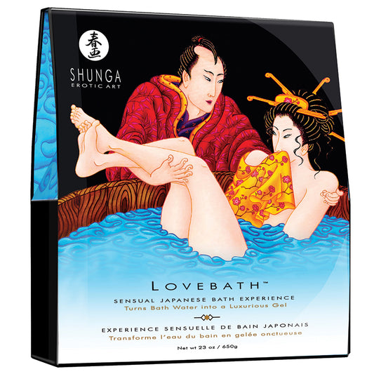 Shunga Love Bath Ocean Temptations – Luxury Jelly Bath Experience (23 oz)