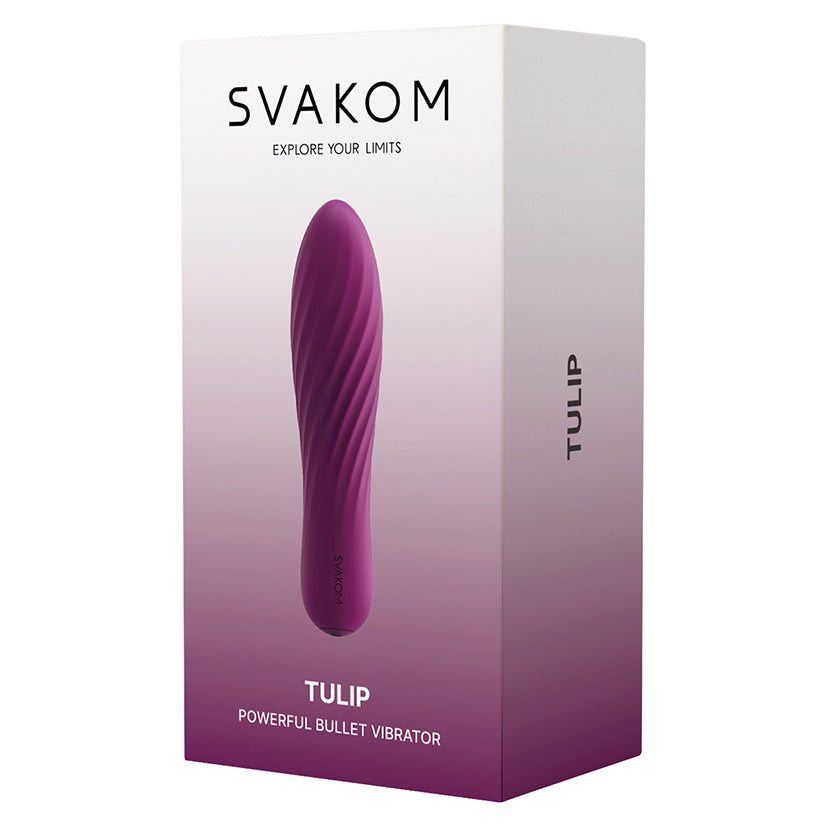 SVAKOM TULIP Strong Firm Bullet Vibrator Purple
