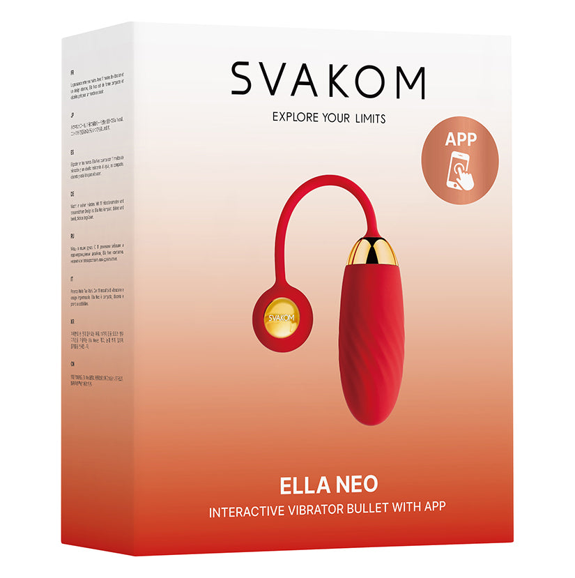 SVAKOM Ella Neo – App-Controlled Textured Bullet / Vibrating Egg