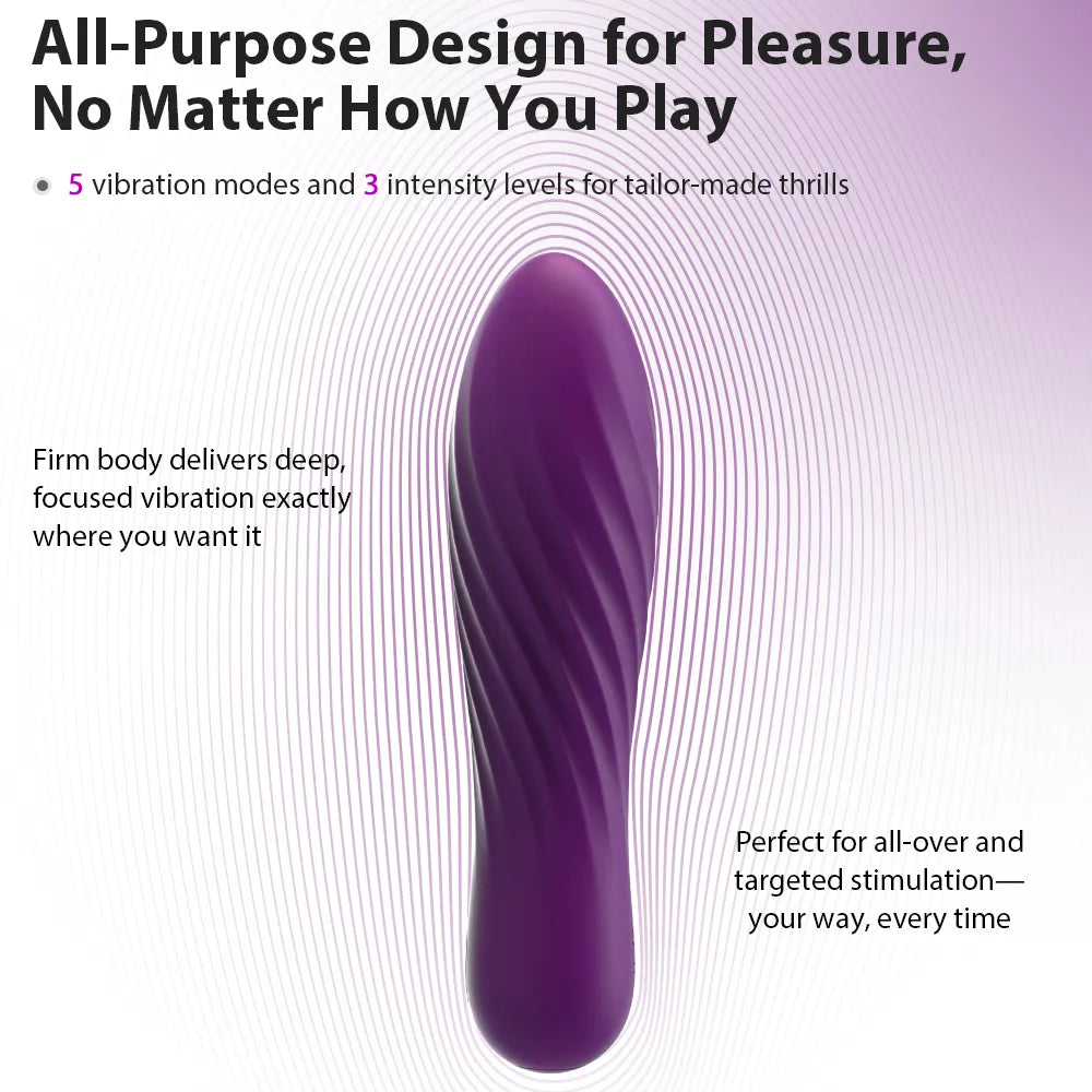 SVAKOM TULIP Strong Firm Bullet Vibrator Purple