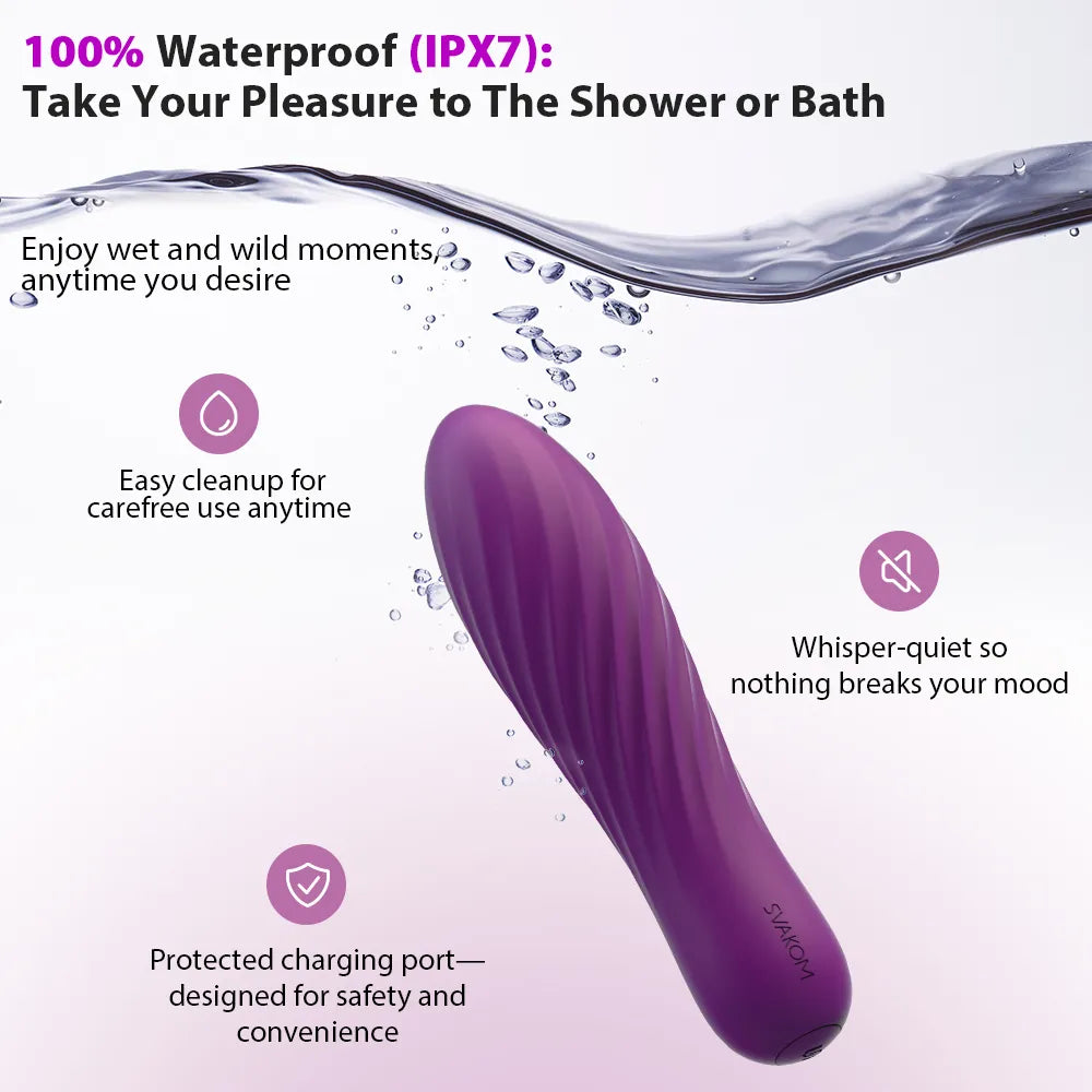 SVAKOM TULIP Strong Firm Bullet Vibrator Purple