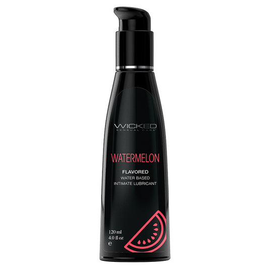 Wicked Aqua Flavored Water-Based Lube-Watermelon 4oz
