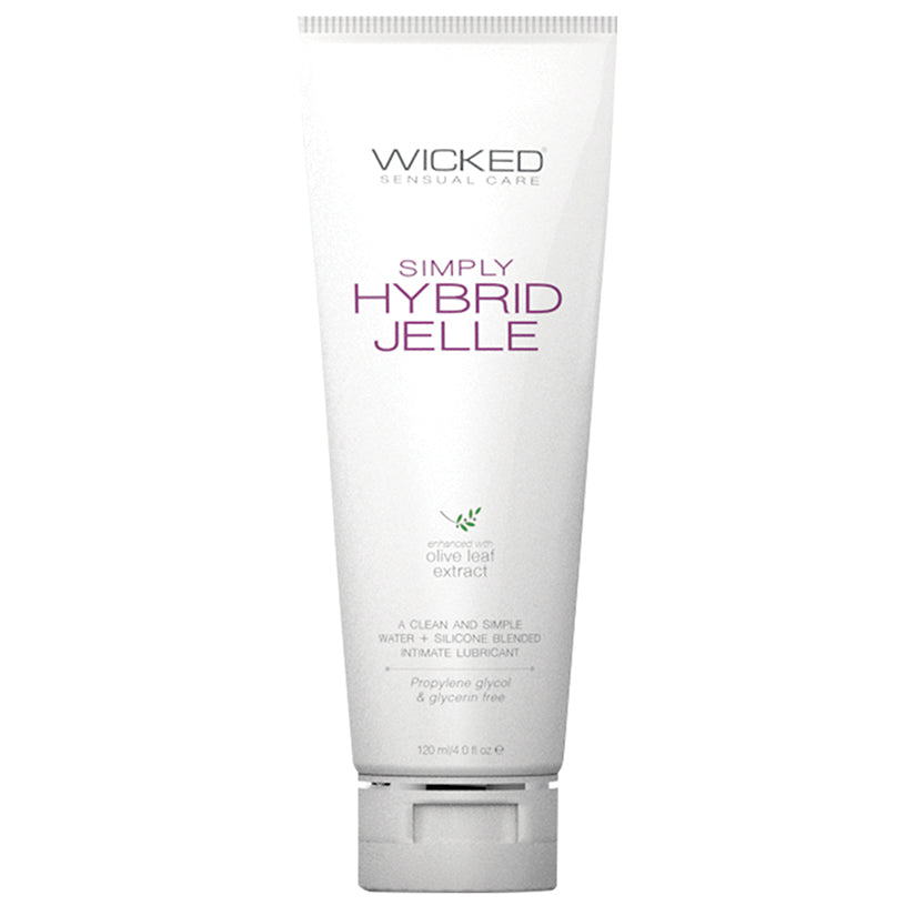 Wicked Simply Hybrid Jelle 4oz Premium Hybrid Lubricant