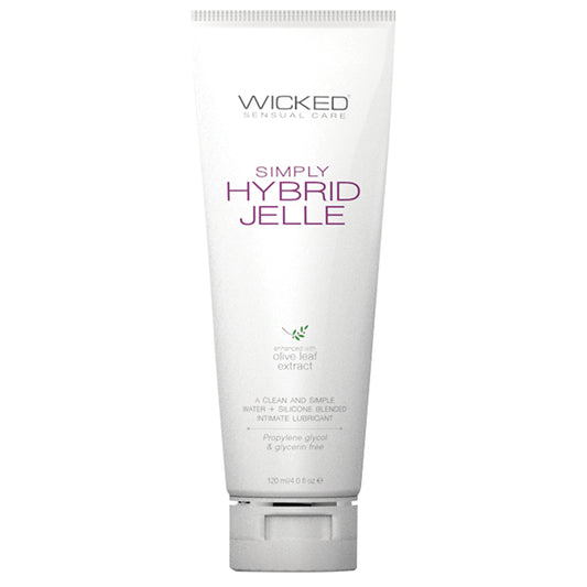 Wicked Simply Hybrid Jelle 4oz Premium Hybrid Lubricant
