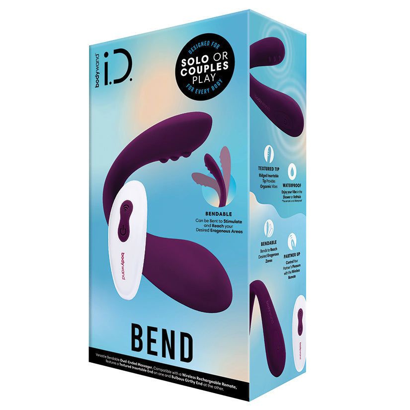 Bodywand i.D. Bend  Couples Vibrator With Remote Control