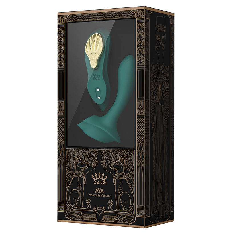 ZALO Aya Wearable Vibrator – Turquoise Green