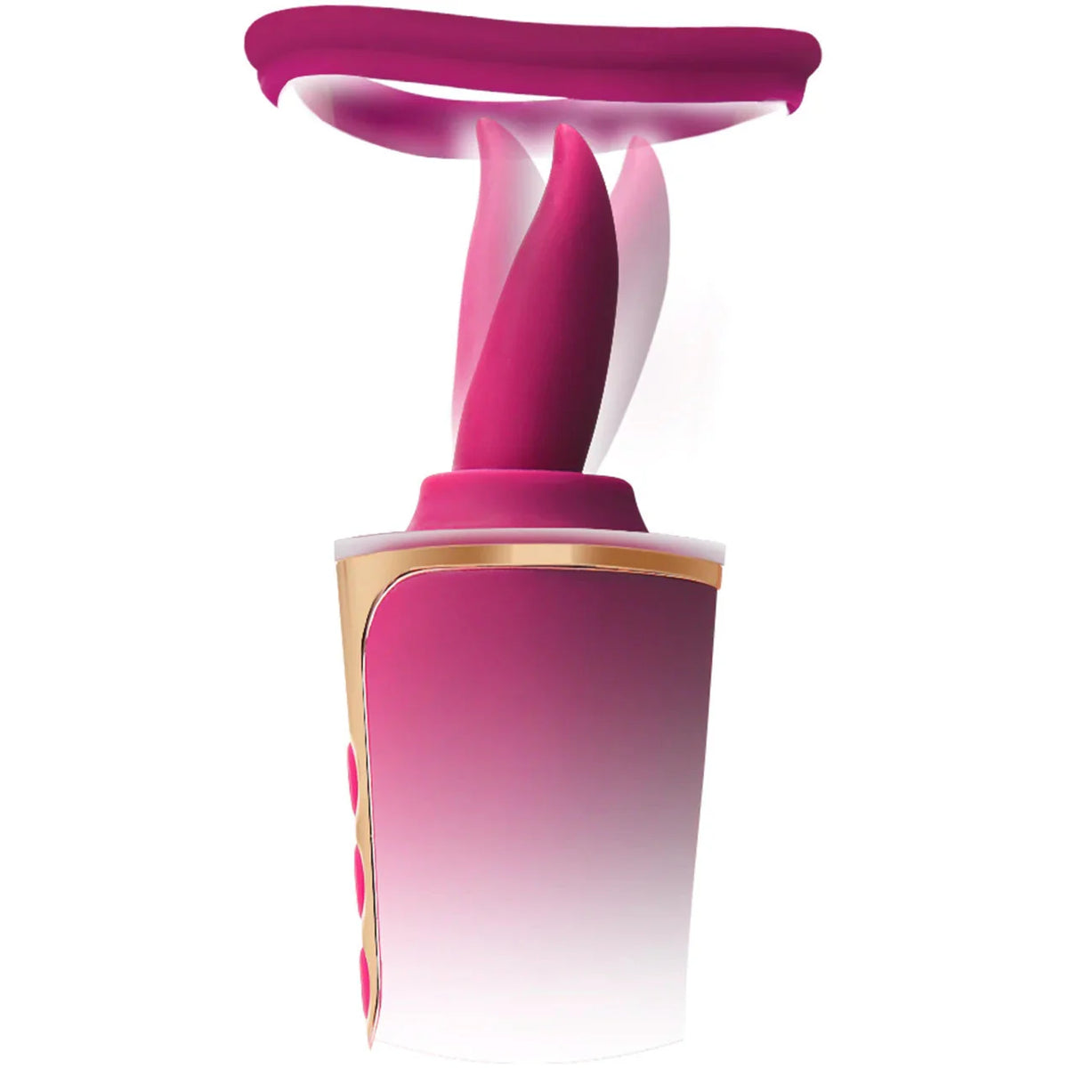 Bodywand Socialite Provocateur – Double-Ended Licking Tongue and G-Spot Vibrator, Pink
