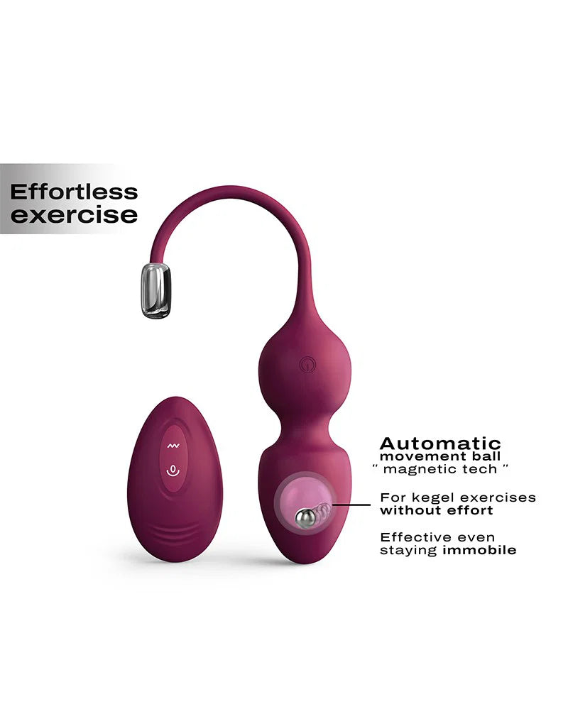 Dorcel Love Geisha Kegel Balls – Rechargeable Vibrating Pelvic Floor Trainer