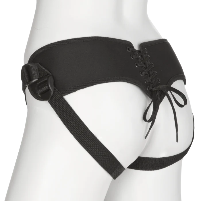 Vac-U-Lock Platinum Corset Harness with Plug