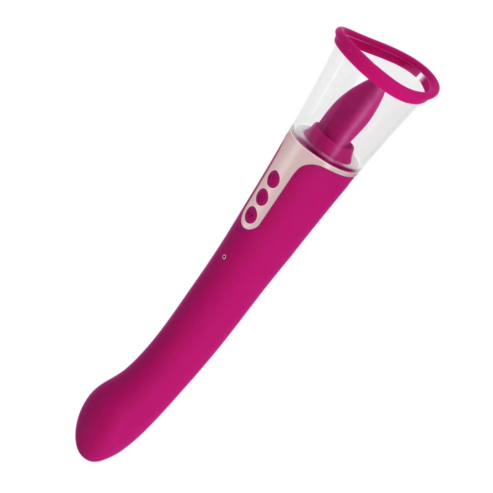 Honey Play Box Succion 3in1 Clitoral Sucking G Spot Vibrator-Wine