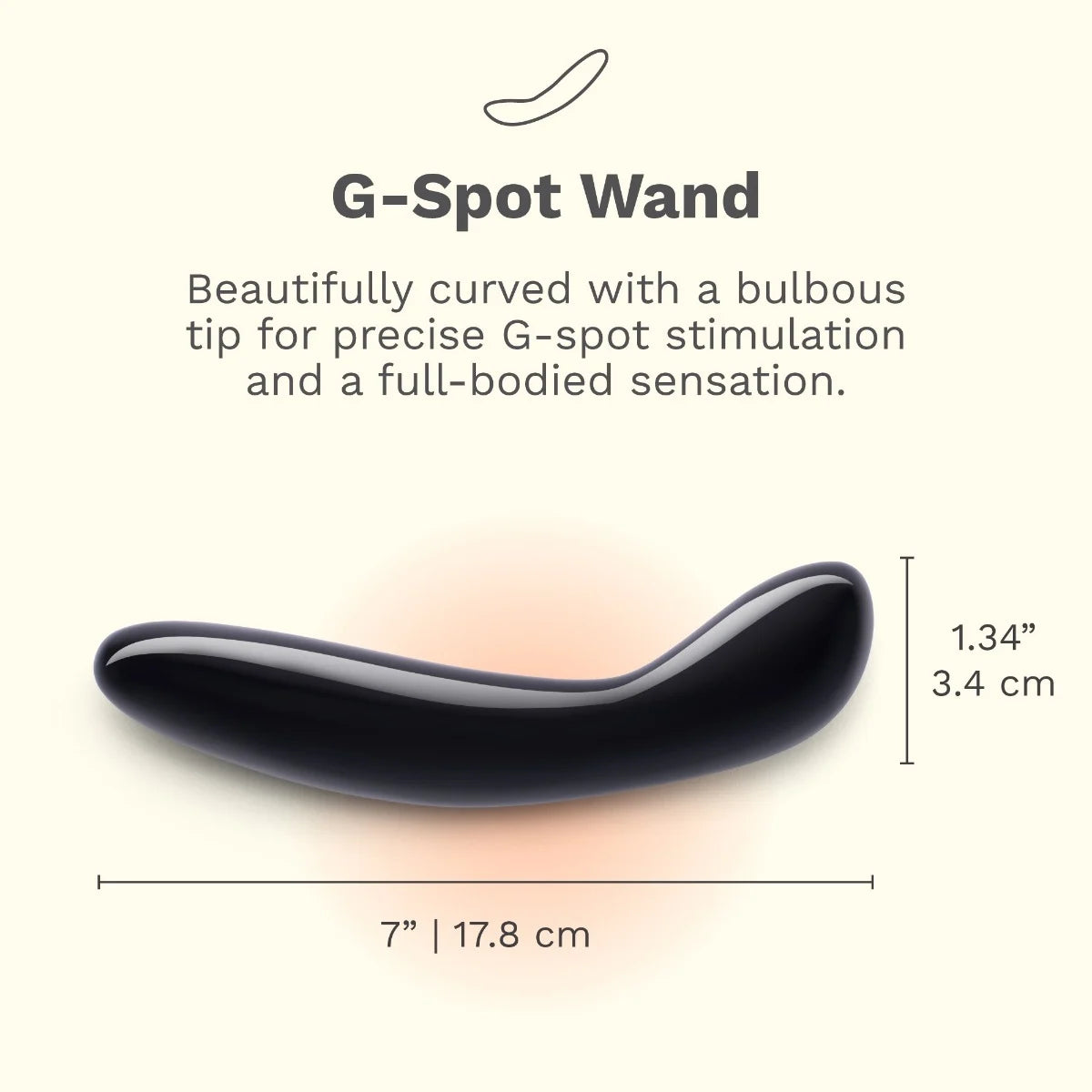 Le Wand Crystal Black Obsidian G-Wand-Black Obsidian