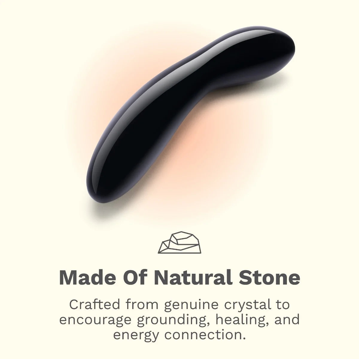 Le Wand Crystal Black Obsidian G-Wand-Black Obsidian